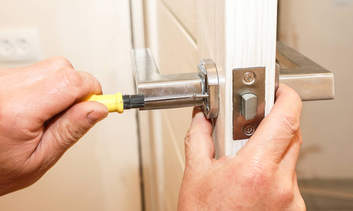 Installing shaved door handle kit